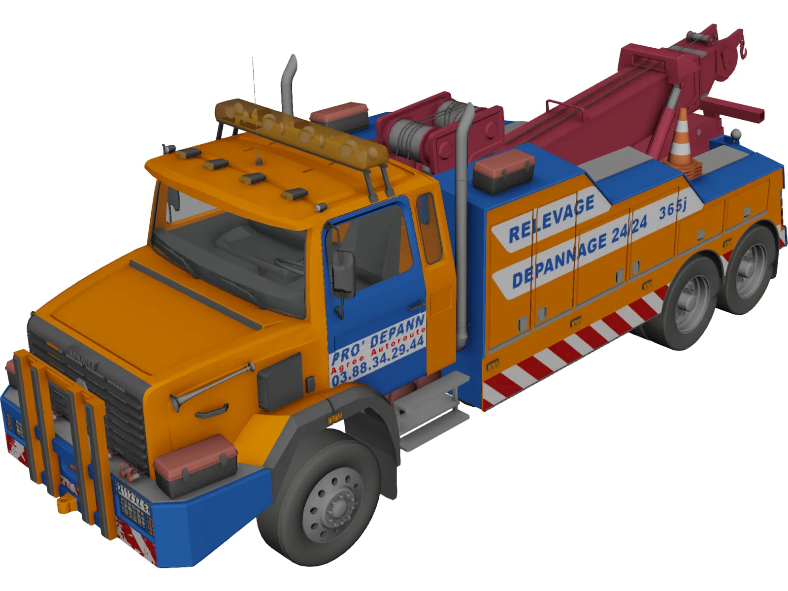 Renault CHB 320 3D Model main preview