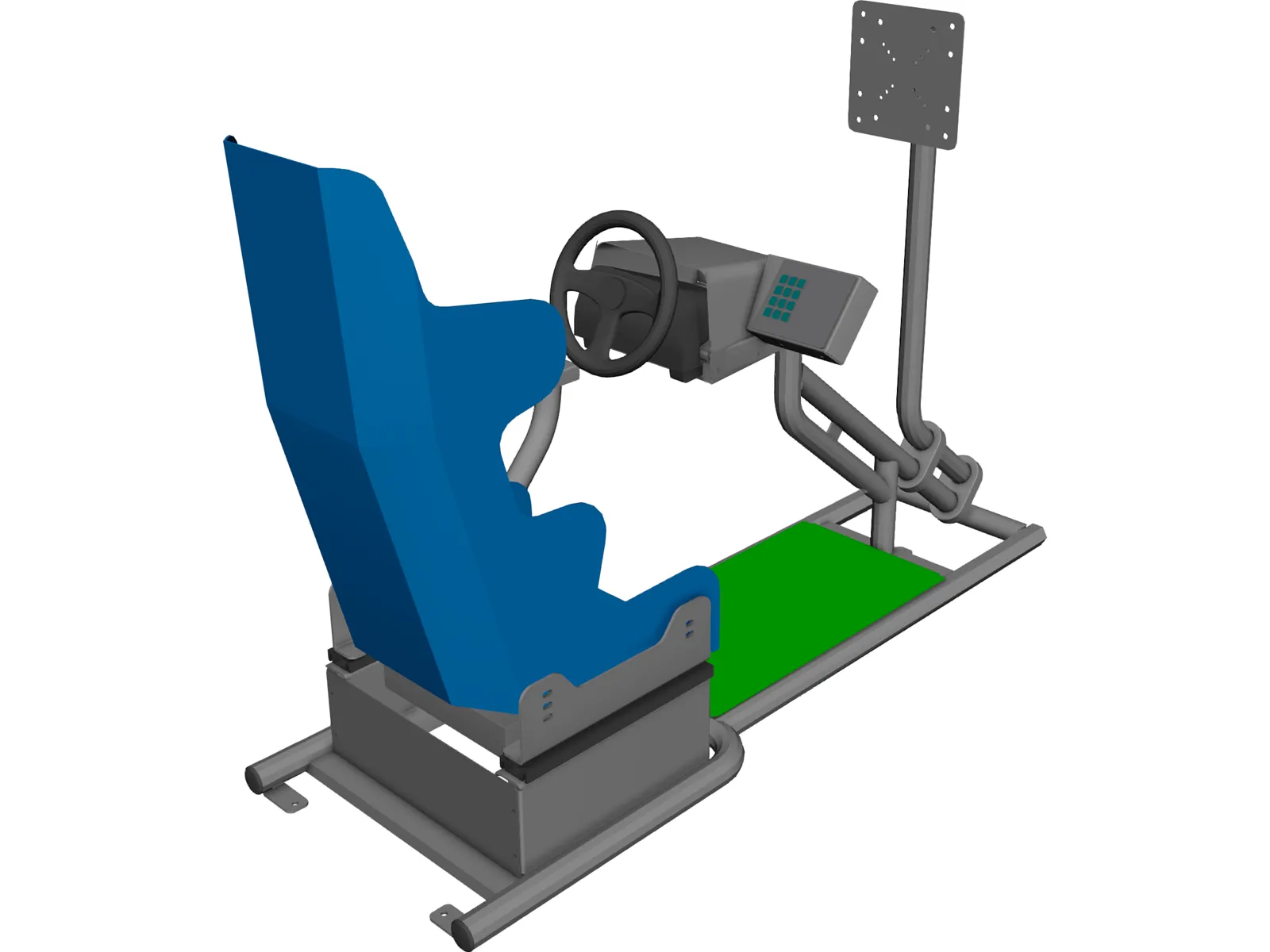 Racing Simulator 3D Model main preview
