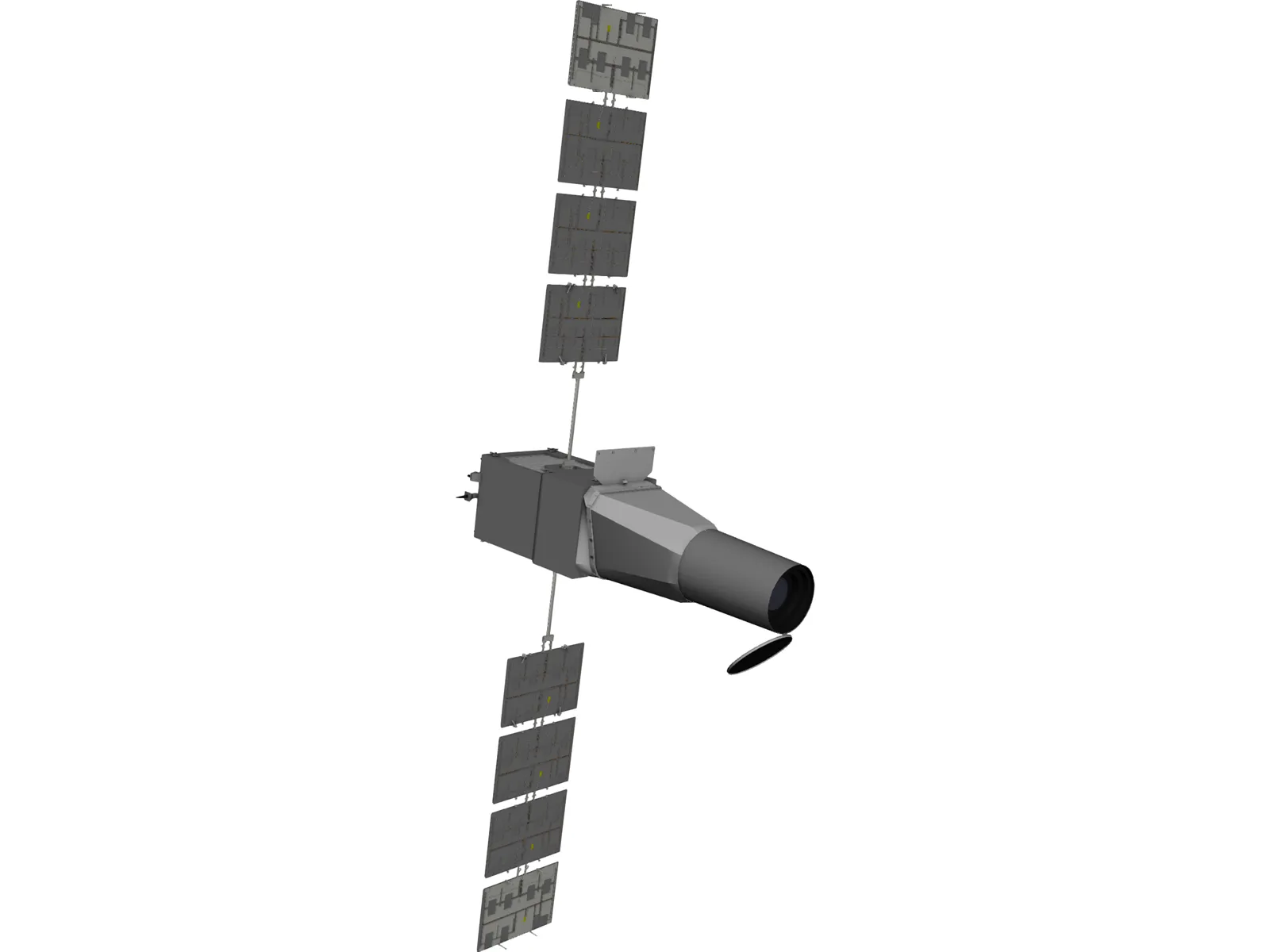 COROT Satellite 3D Model main preview