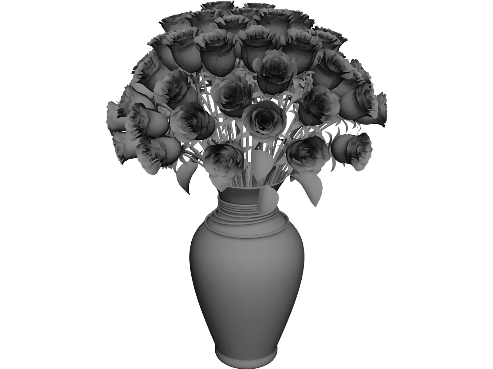 Flowers 3D Model main preview