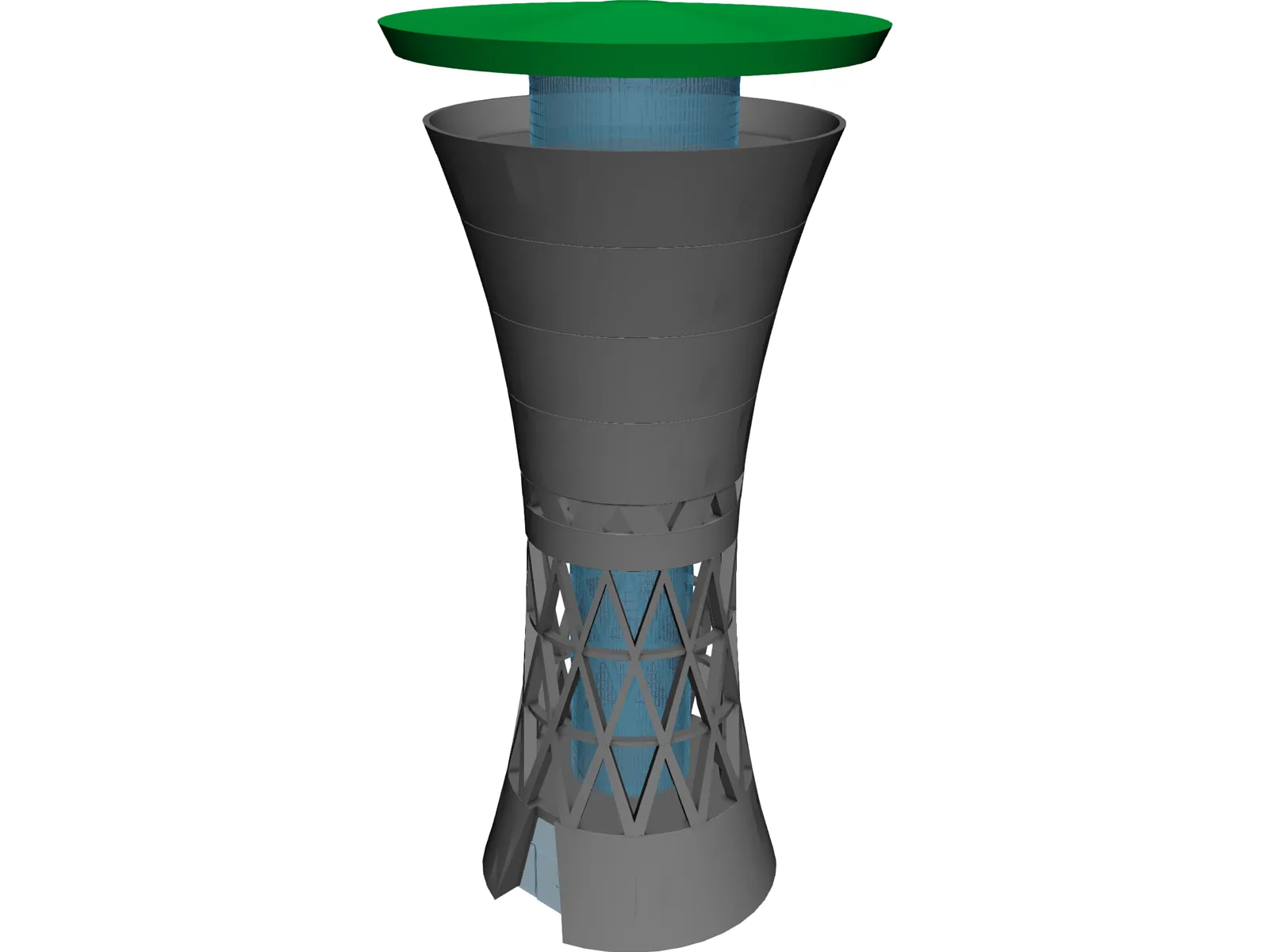 Water Tower Moglingen 3D Model main preview