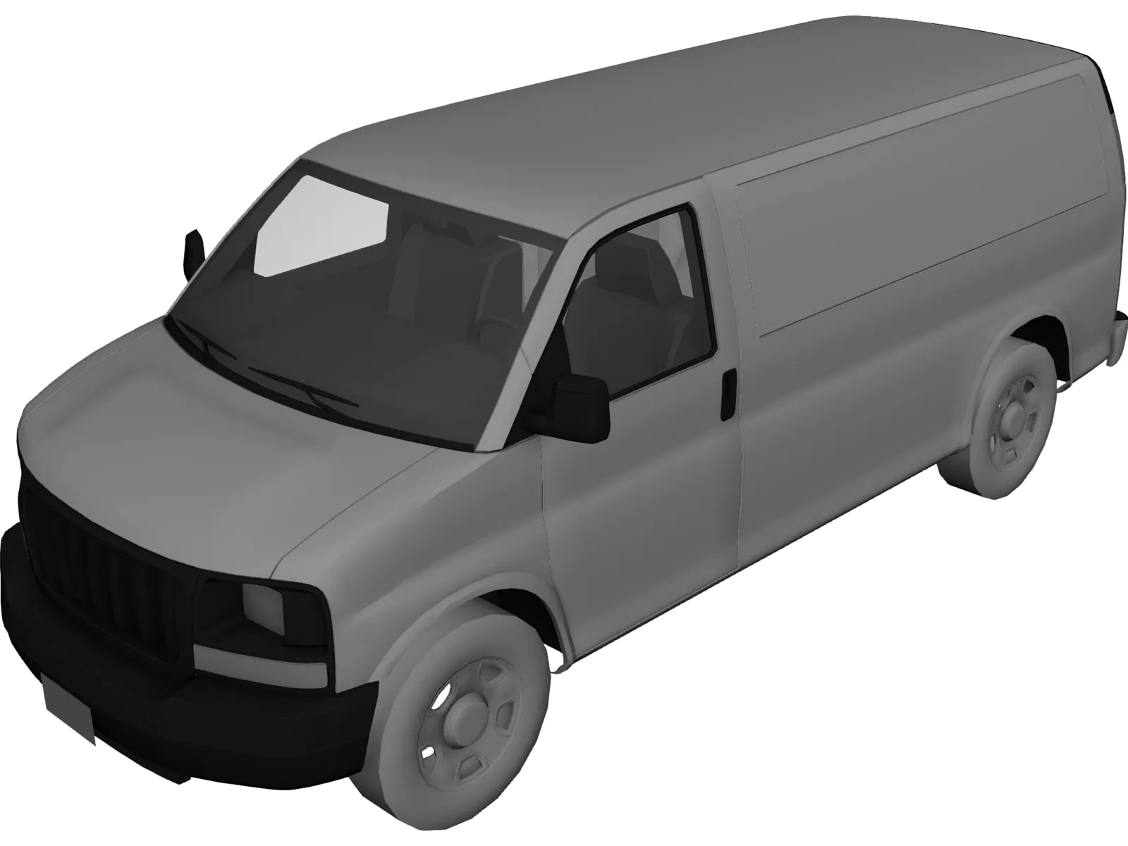 GMC Savana 3D Model main preview
