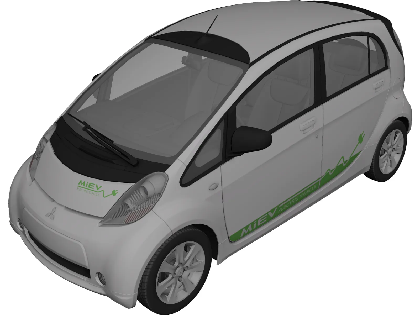 Mitsubishi i-MiEV 3D Model main preview
