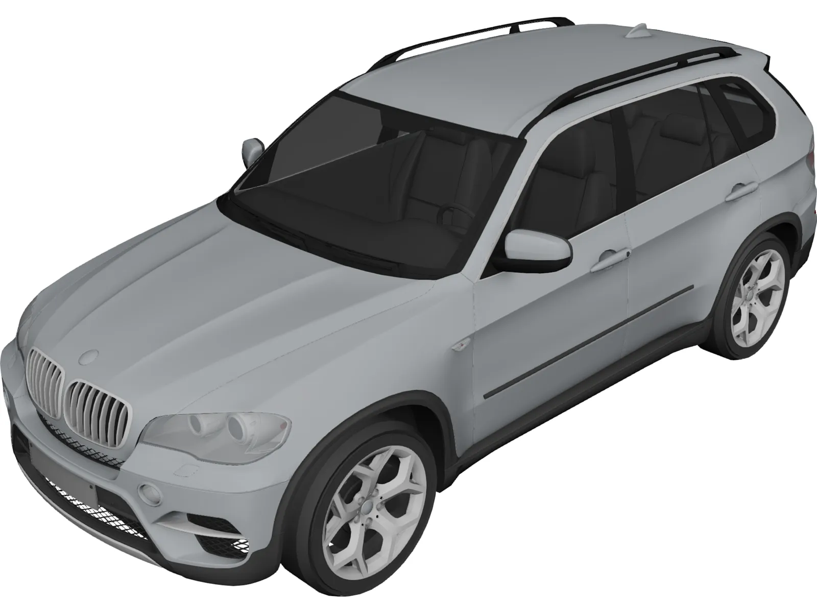 BMW X5 (2011) 3D Model main preview