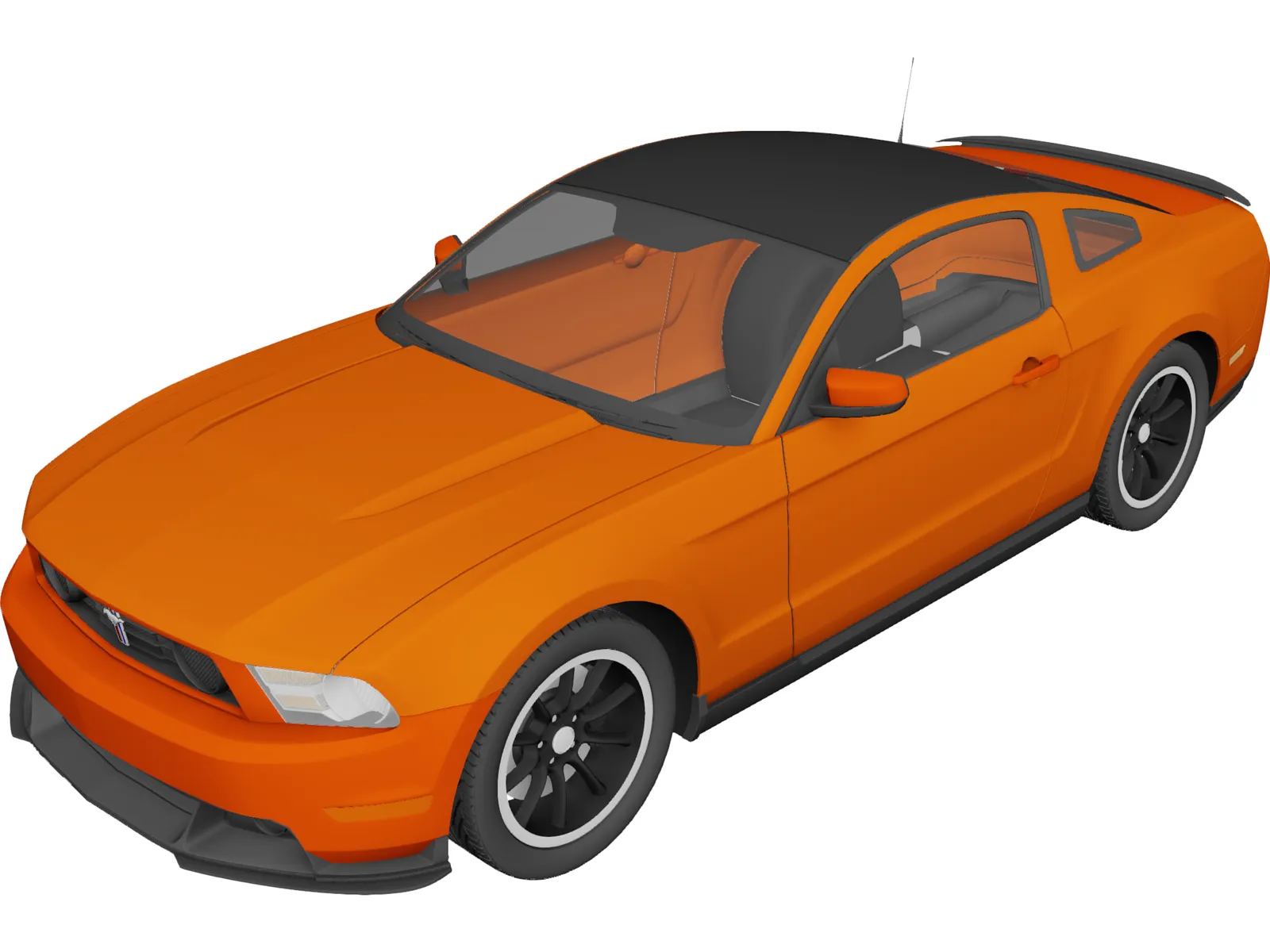 Ford Mustang BOSS (2012) 3D Model main preview