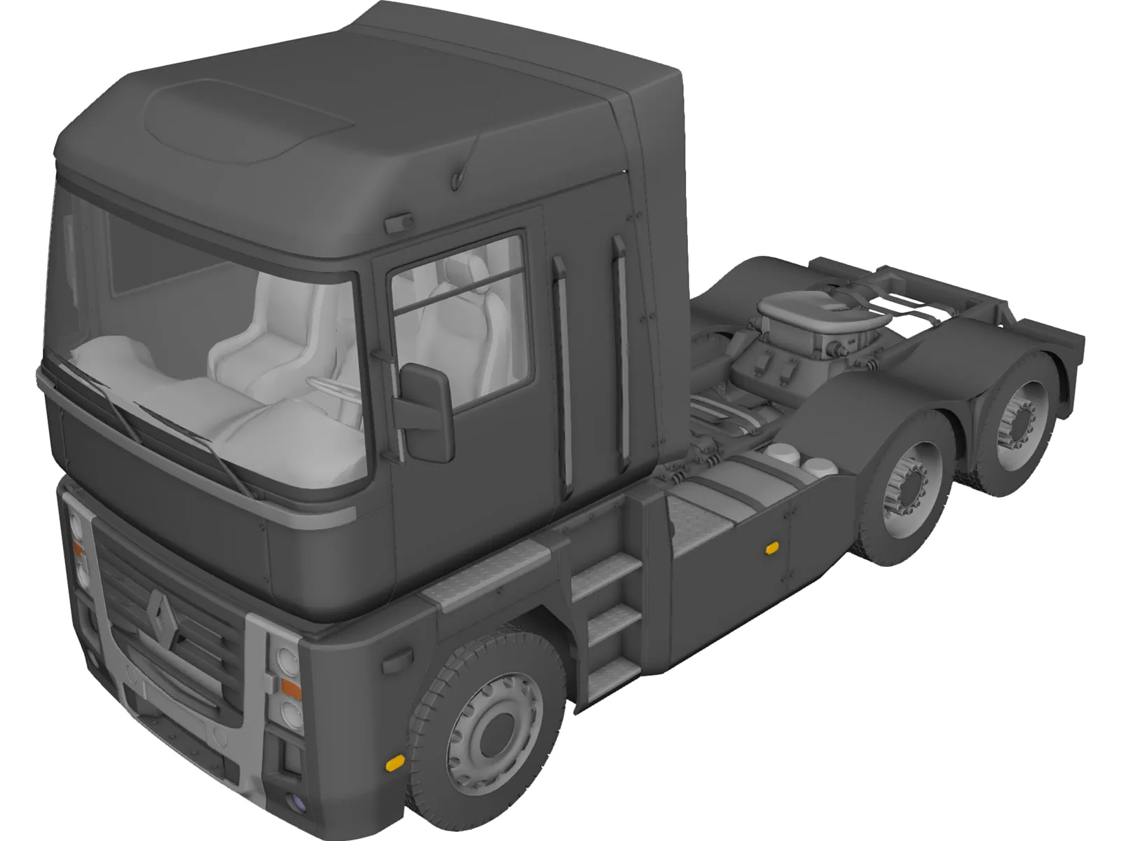 Renault Magnum 480 3D Model main preview