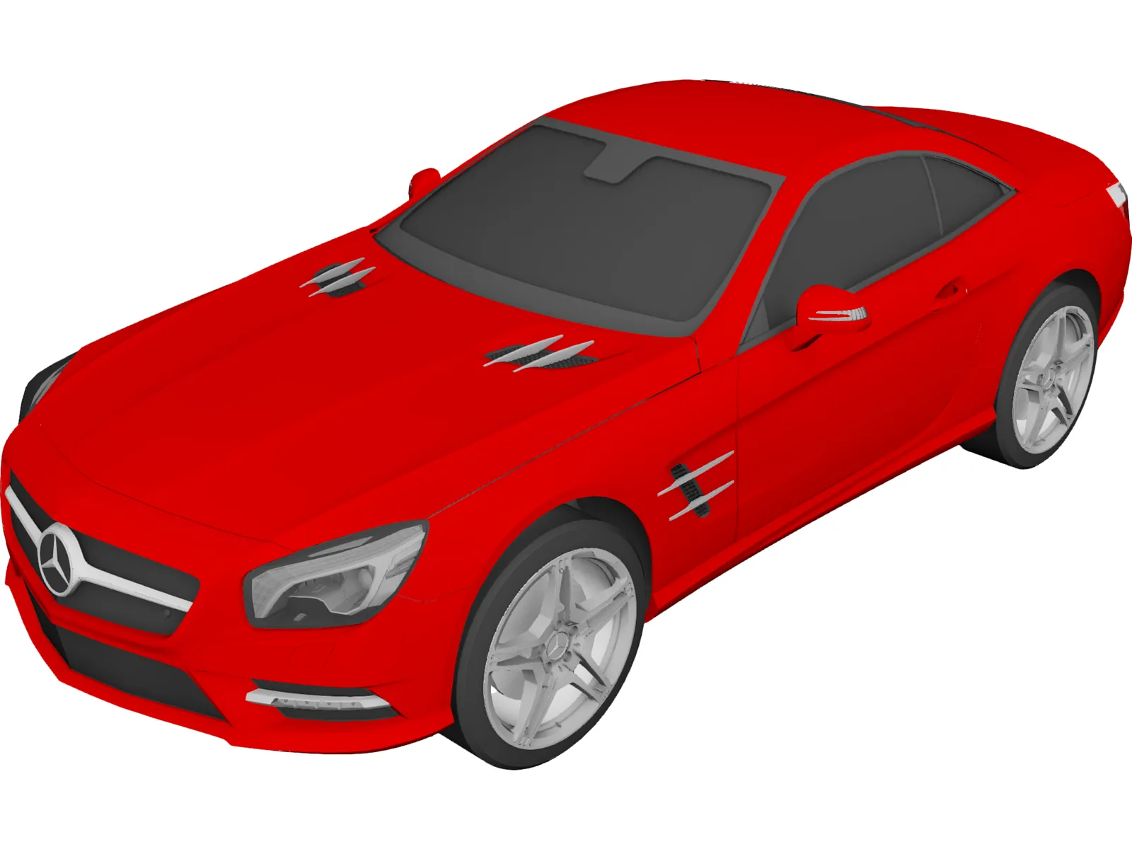 Mercedes-Benz SL R231 3D Model main preview