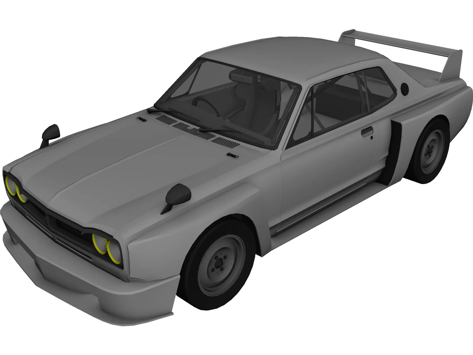 Nissan Skyline C10 GT-R 3D Model main preview