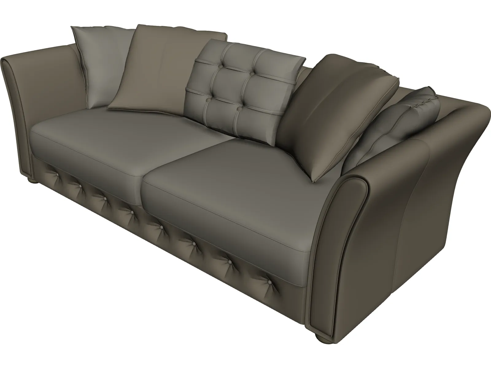 Sofa Small 3D Model main preview