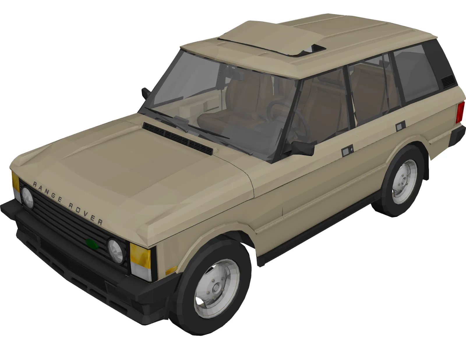 Range Rover Classic 3D Model main preview