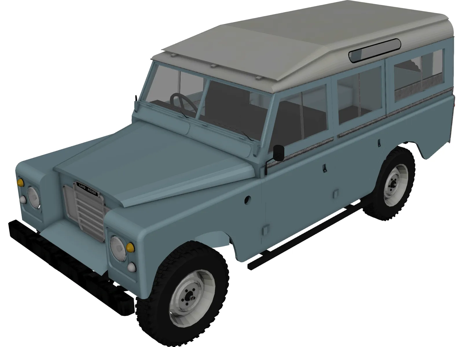 Land Rover Series III 109 3D Model main preview