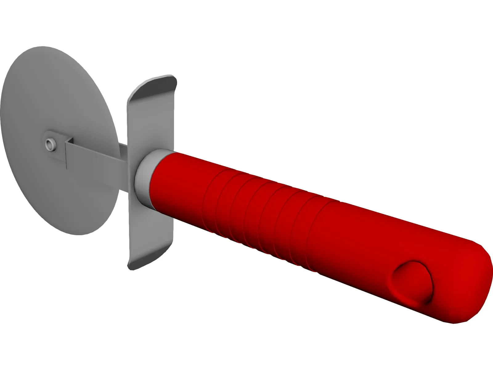 Pizza Cutter 3D Model main preview
