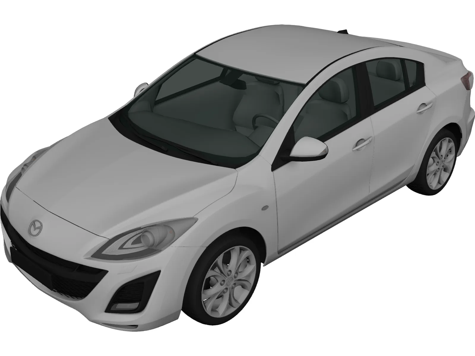 Mazda 3 Sedan (2011) 3D Model main preview