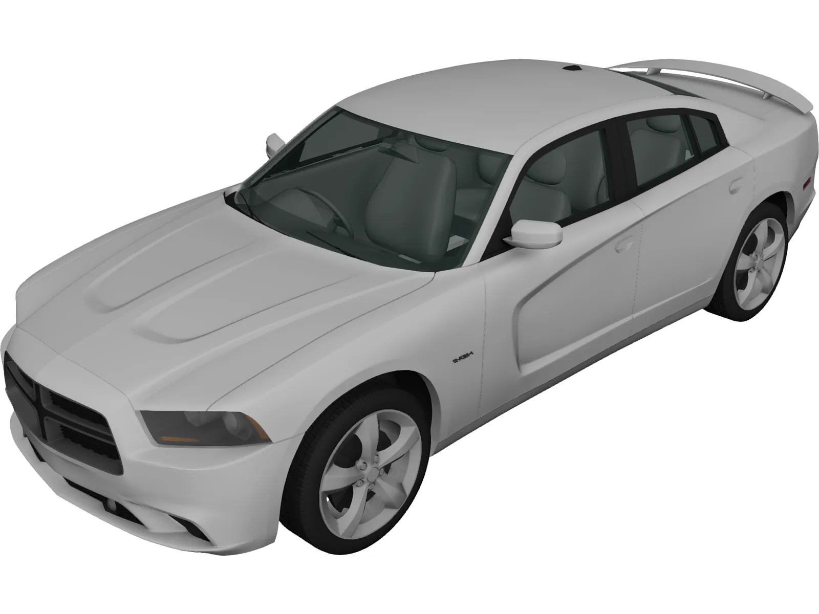 Dodge Charger (2011) 3D Model main preview