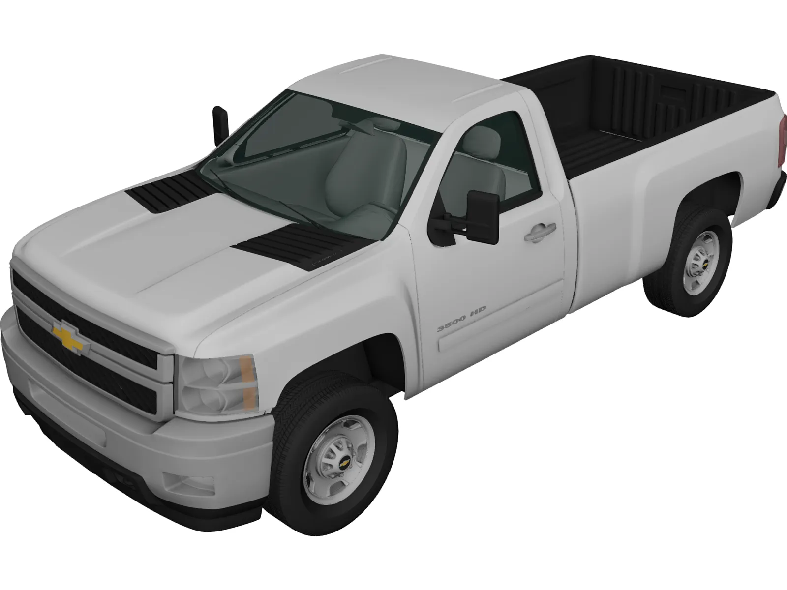 Chevrolet Silverado (2011) 3D Model main preview
