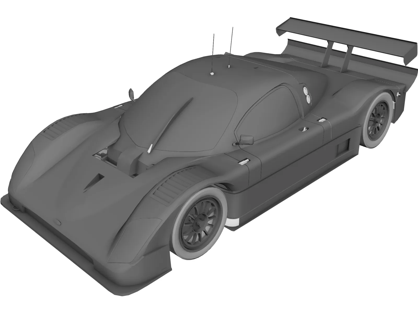 Ford Doran Racing JE4 3D Model main preview