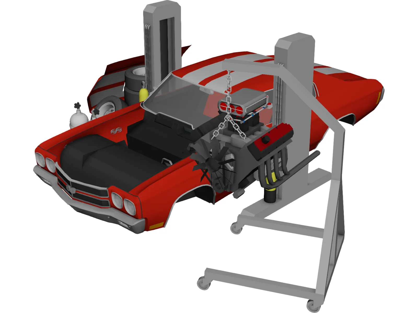Workshop Mechanical 3D Model main preview