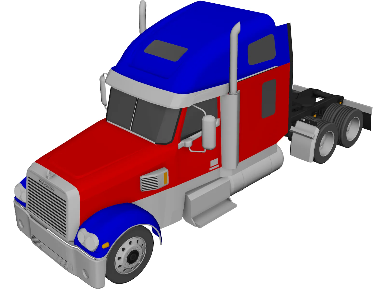 Freightliner Coronado 3D Model main preview