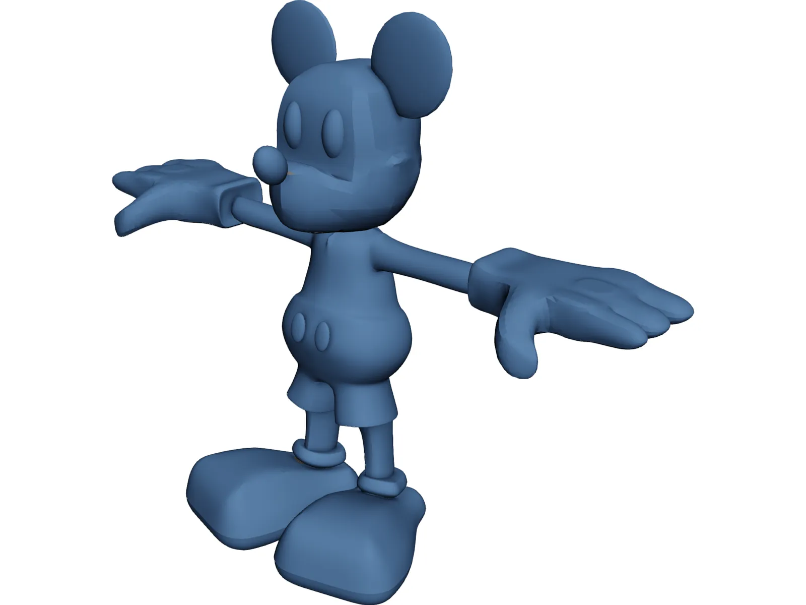 Mickey Mouse 3D Model main preview