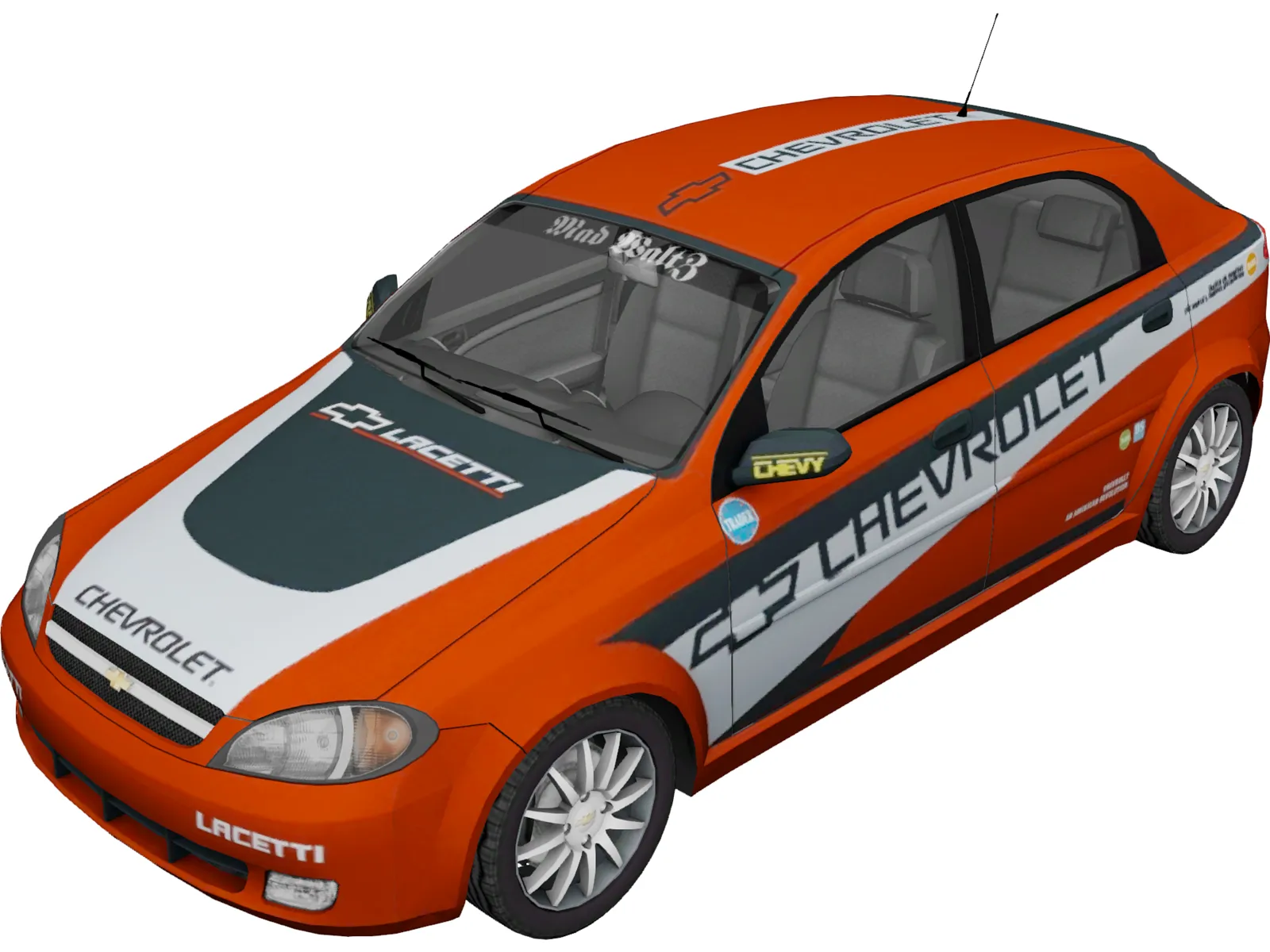 Chevrolet Lacetti (2010) 3D Model main preview