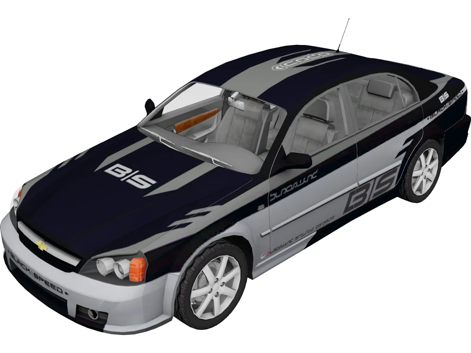 Chevrolet Evanda (2010) 3D Model main preview