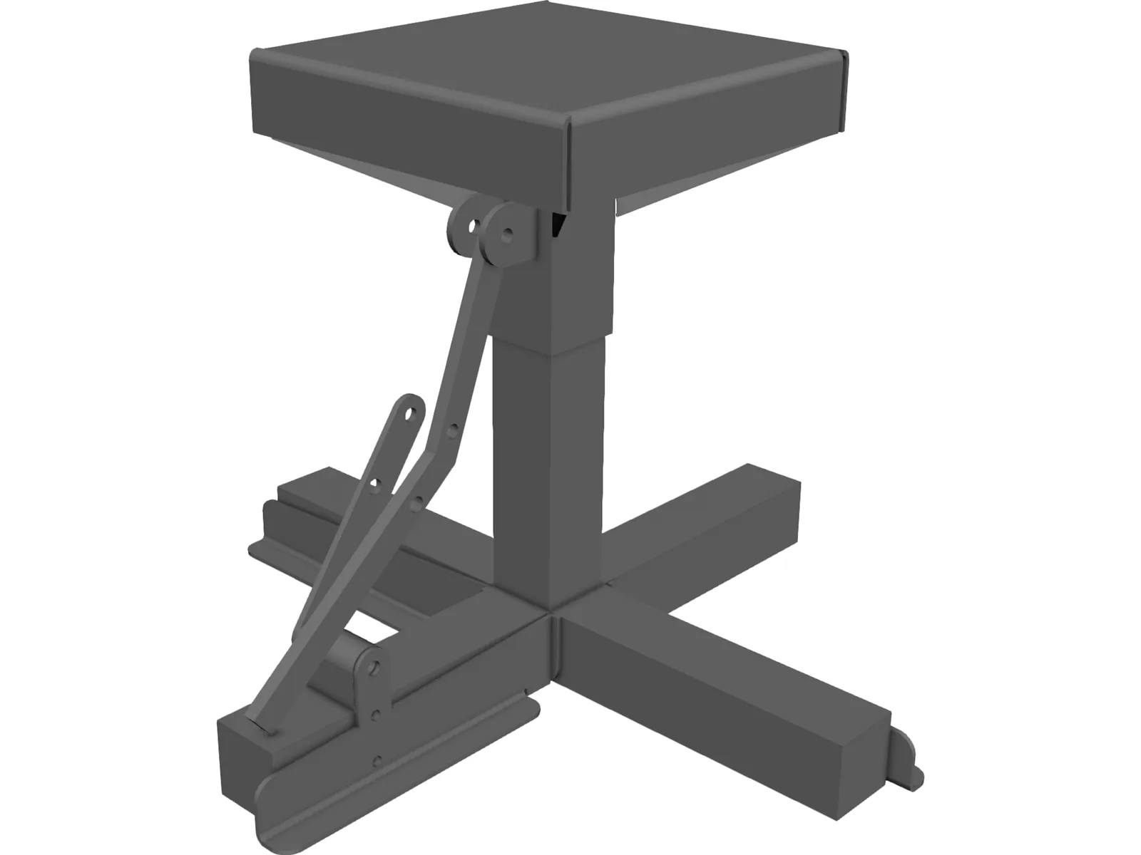 Motorcycle Jack Lift 3D Model main preview