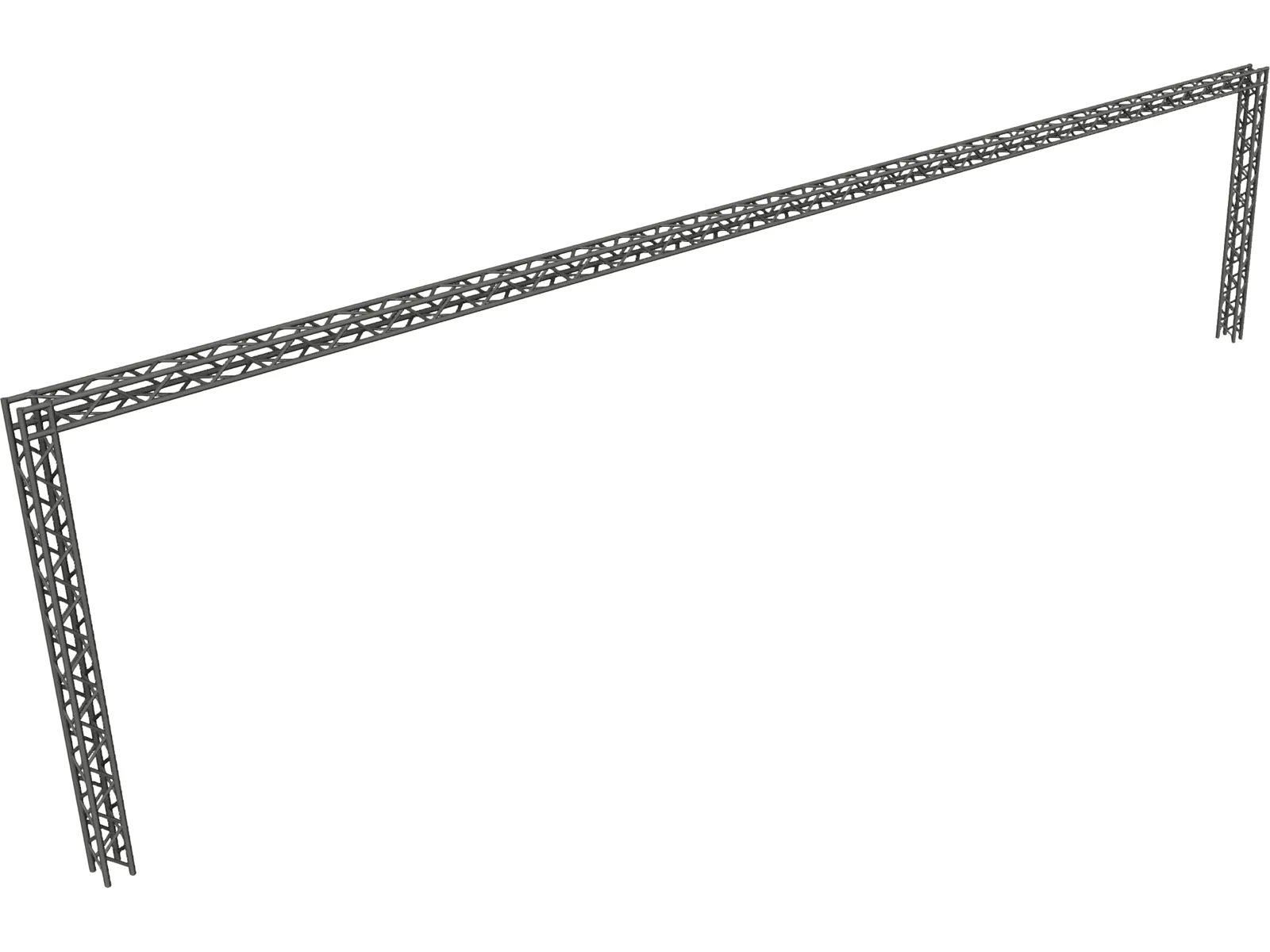 Box Truss 3D Model main preview