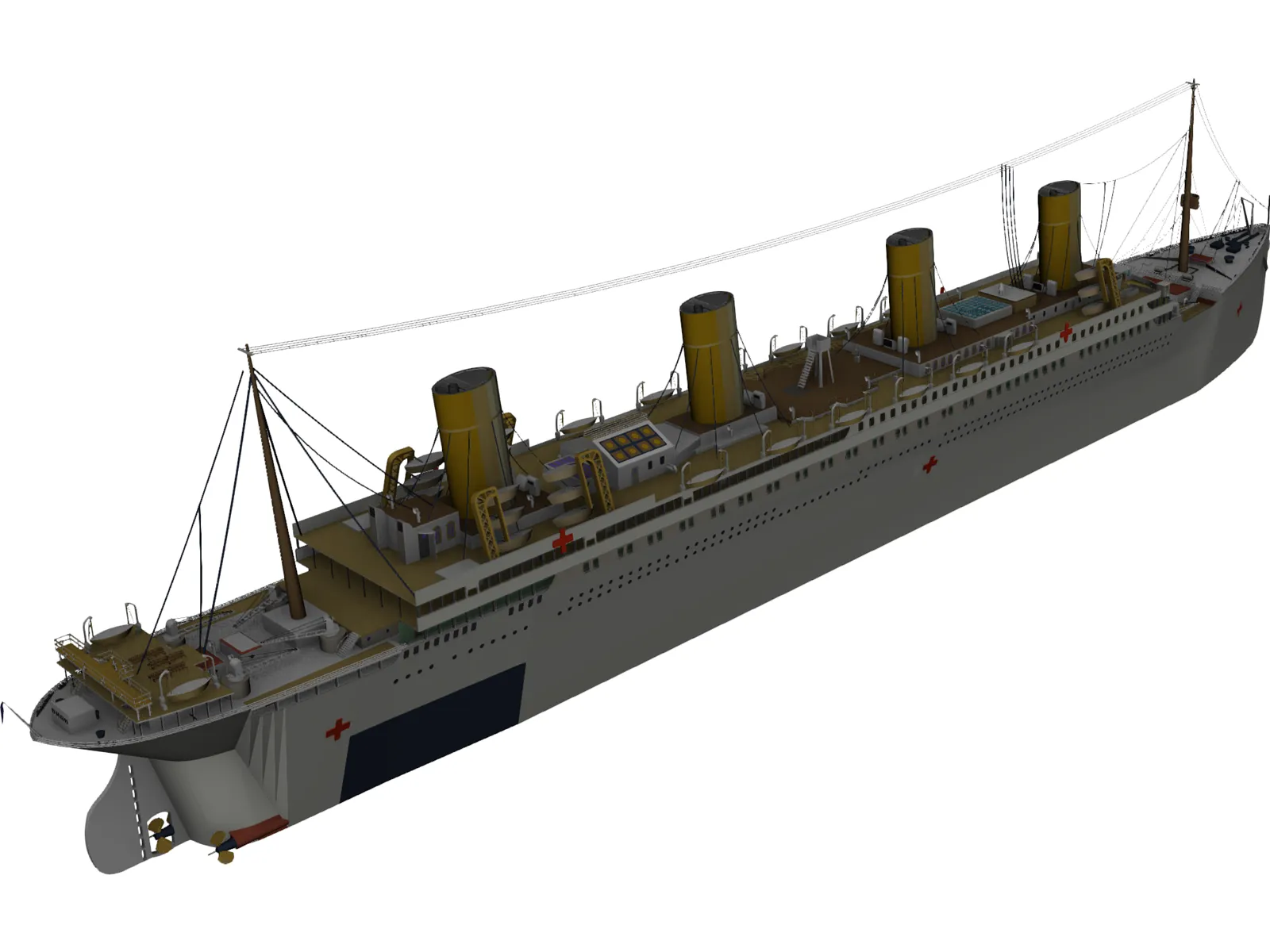 Britannic HMHS 3D Model main preview