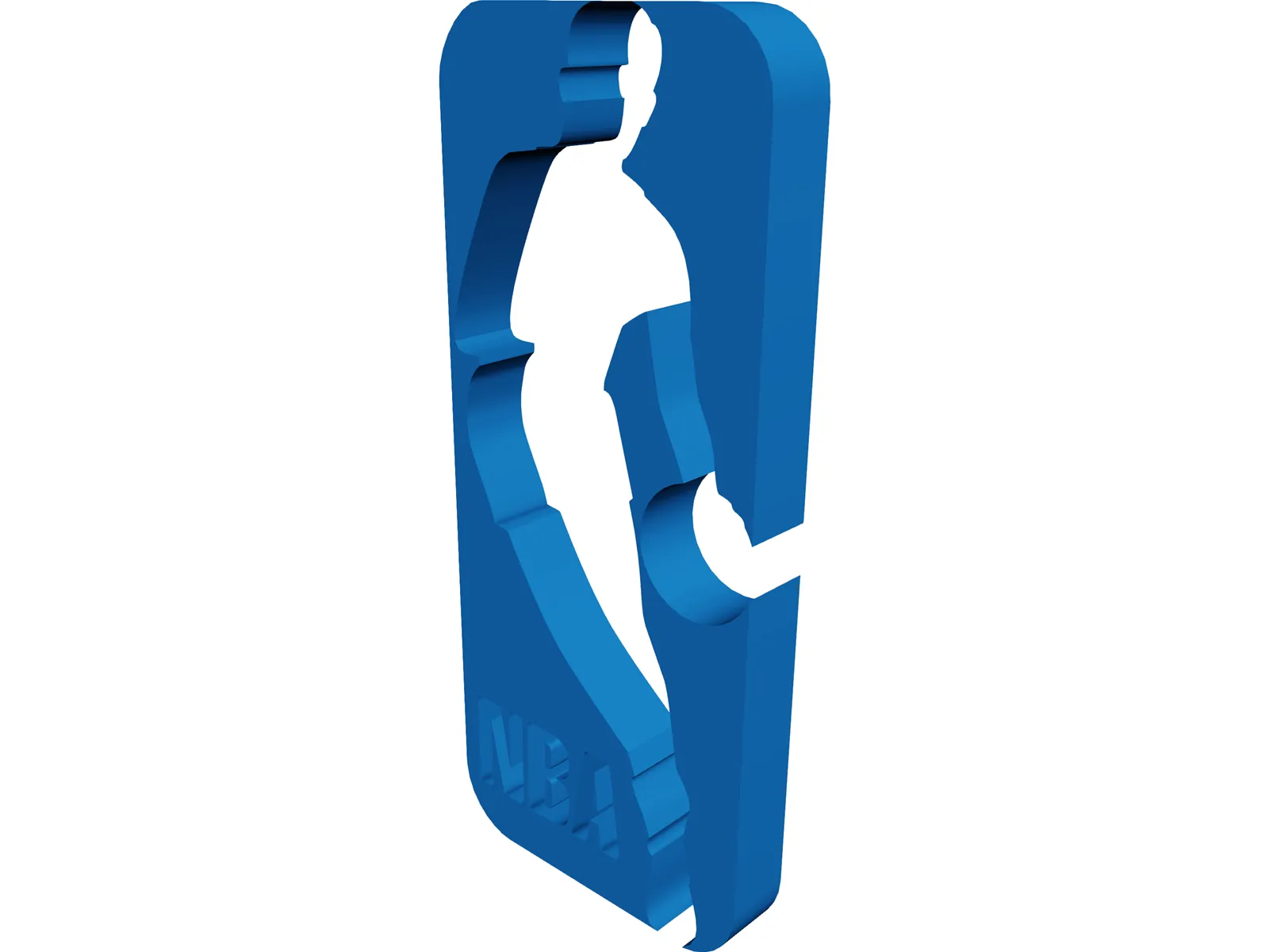 NBA Logo 3D Model main preview