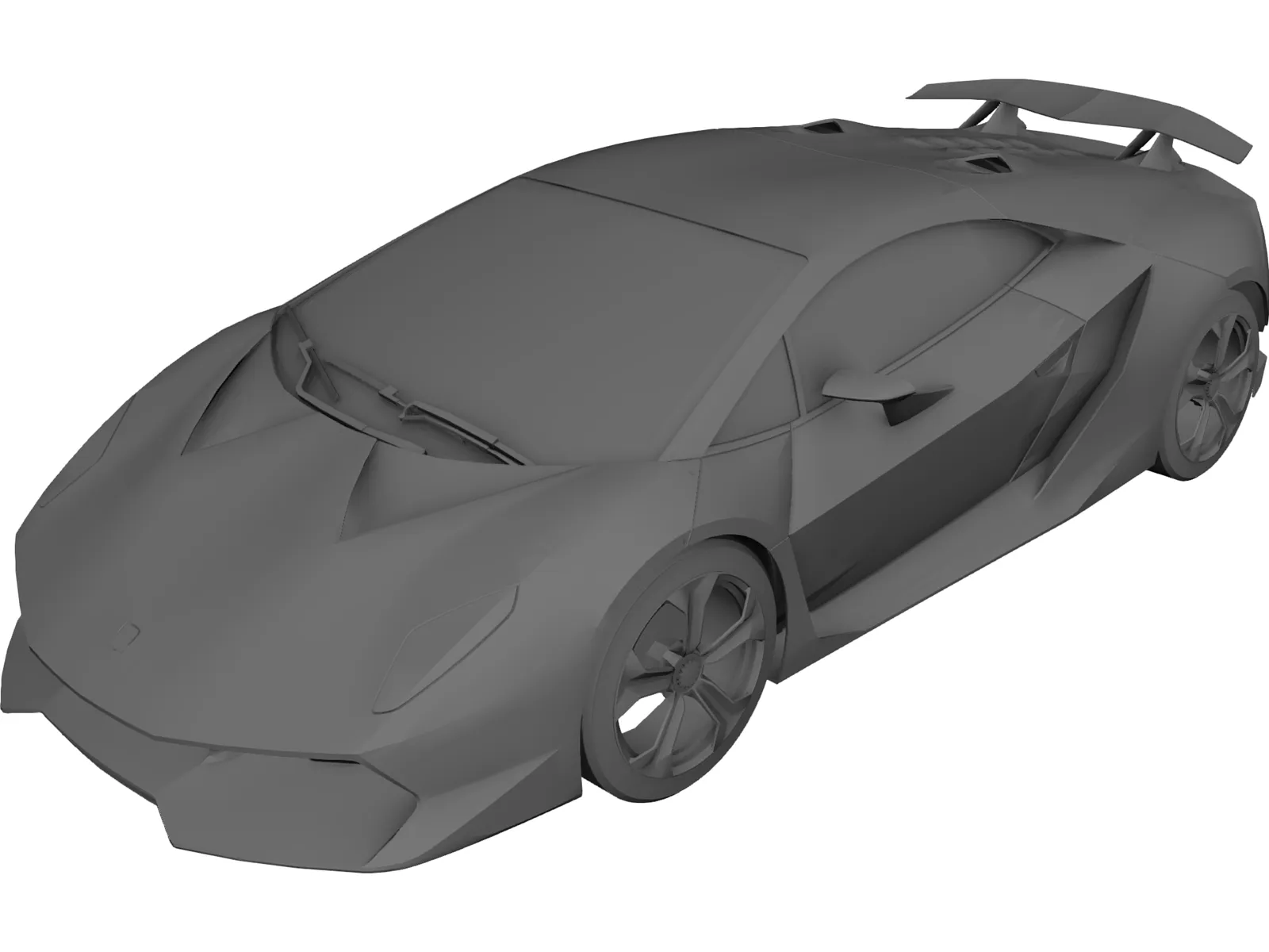 Lamborghini Sesto Elemento 3D Model main preview