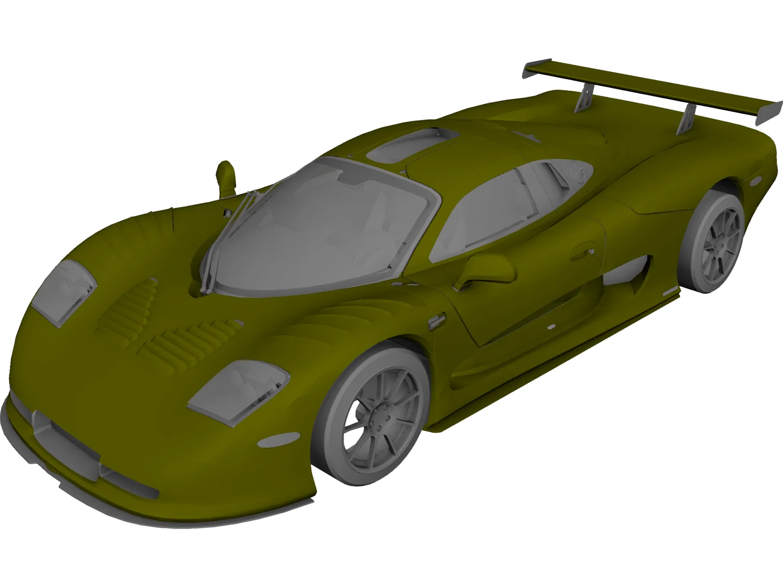 Mosler MT900S 3D Model main preview