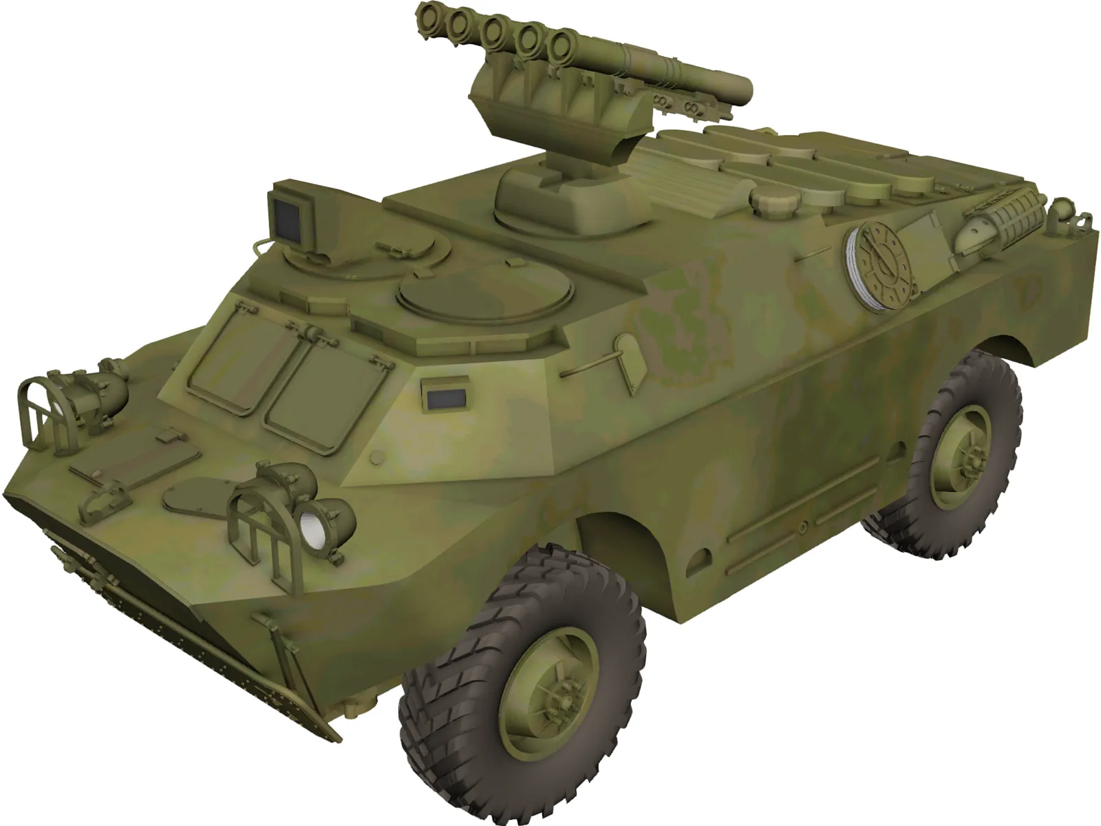 BRDM-3 3D Model main preview