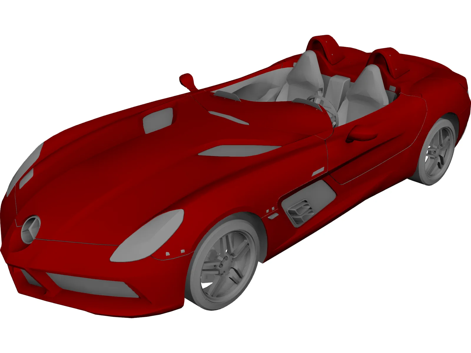 Mercedes-Benz SLR Stirling Moss 3D Model main preview