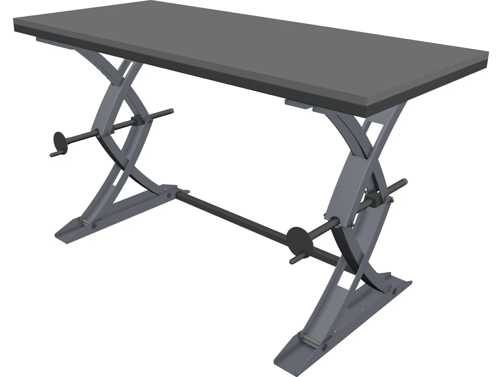 Lifting Table 3D Model main preview