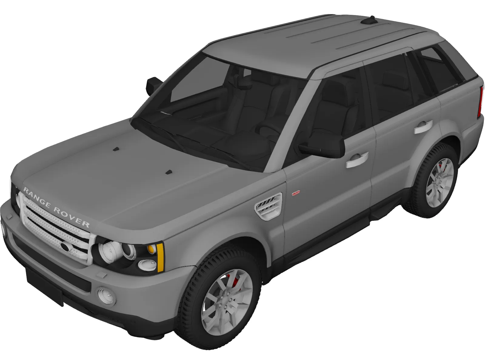 Range Rover Sport (2008) 3D Model main preview