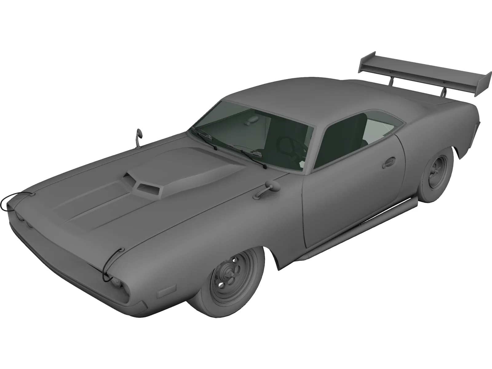 Dodge Charger 3D Model main preview