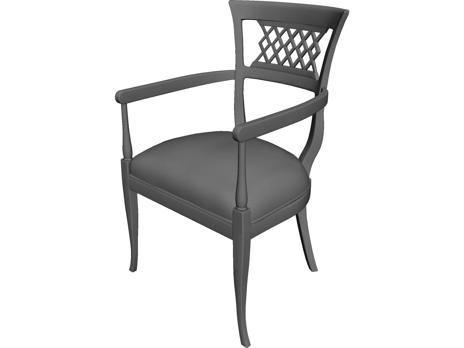 Chair Classic 3D Model main preview