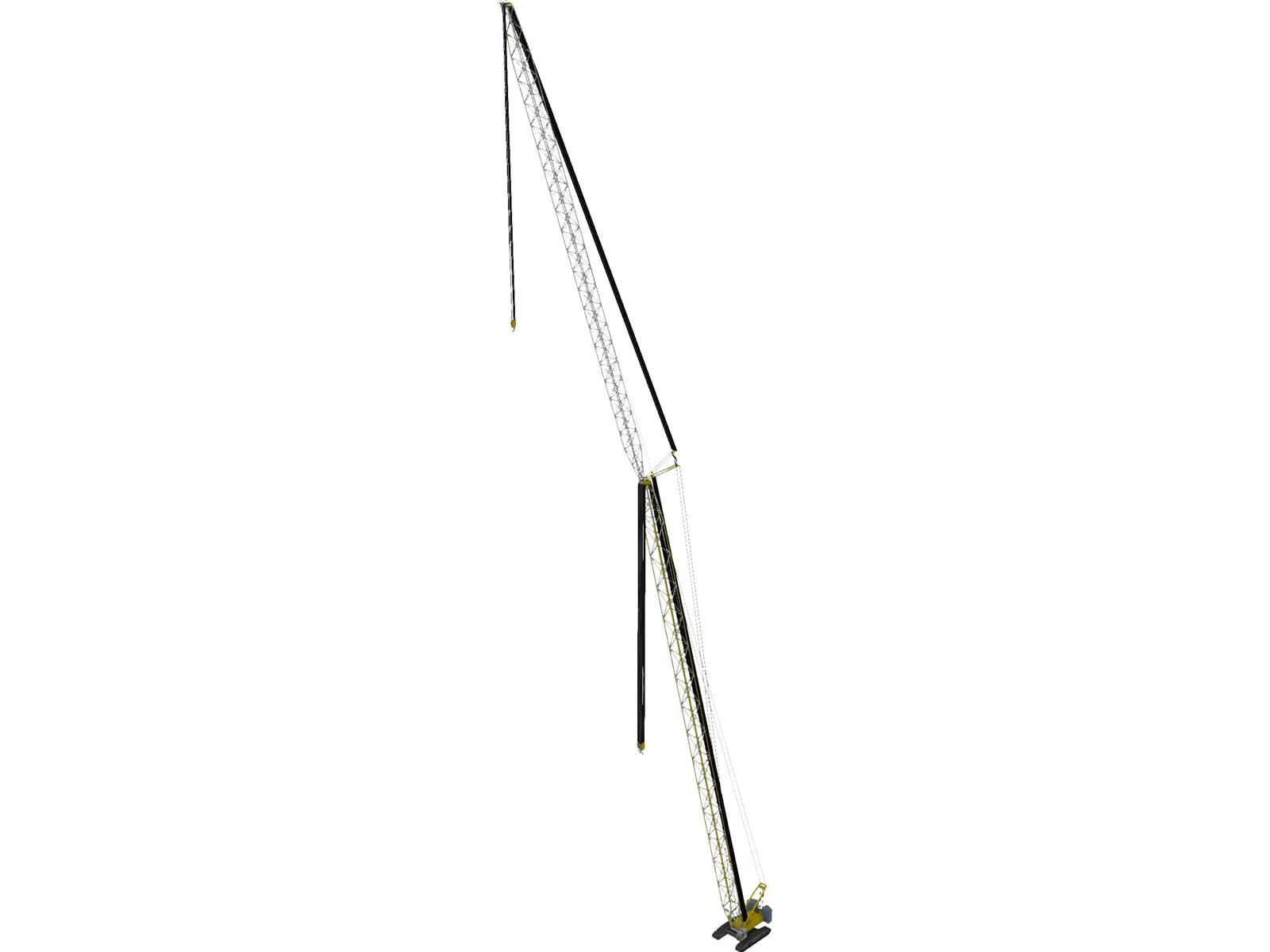 Liebherr LR 1280 3D Model main preview
