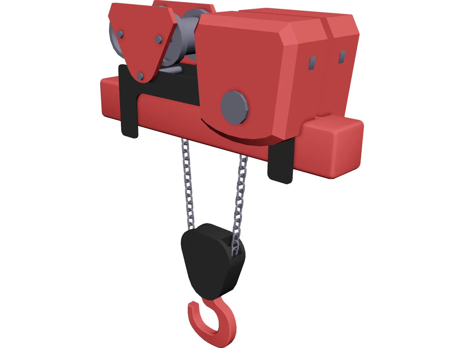 Pulley 3D Model main preview
