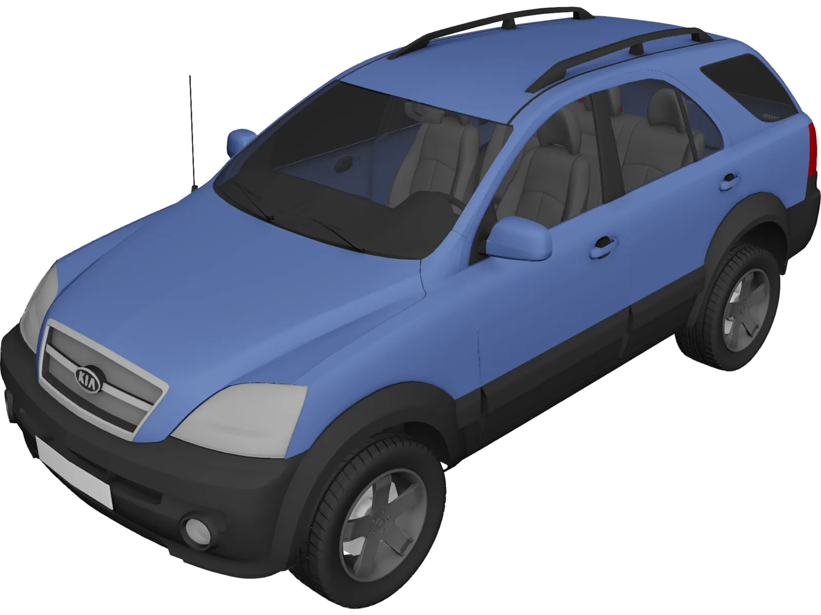 Kia Sorento (2009) 3D Model main preview