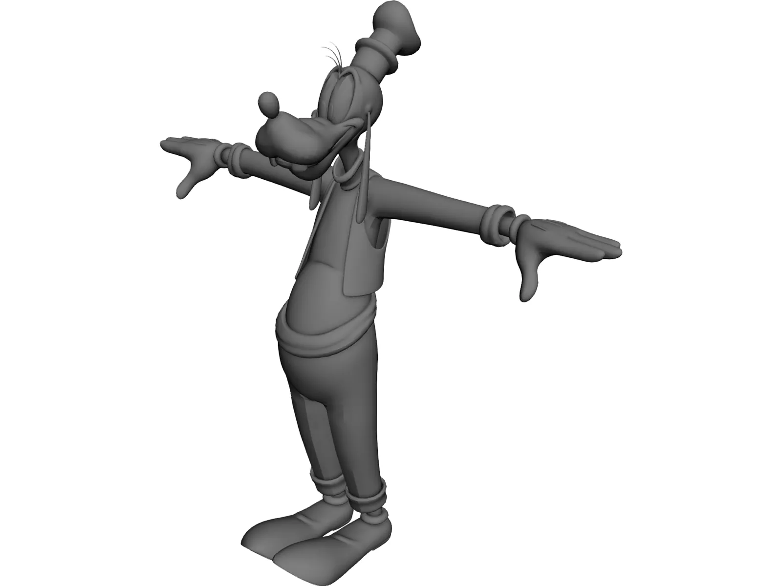 Goofy 3D Model main preview