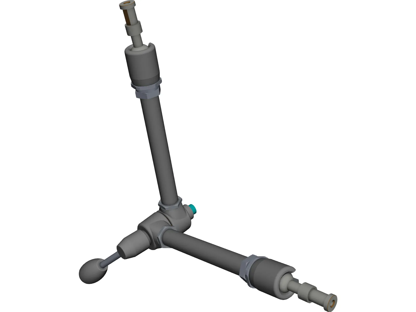Manfrotto Articulated Arm MA143 3D Model main preview