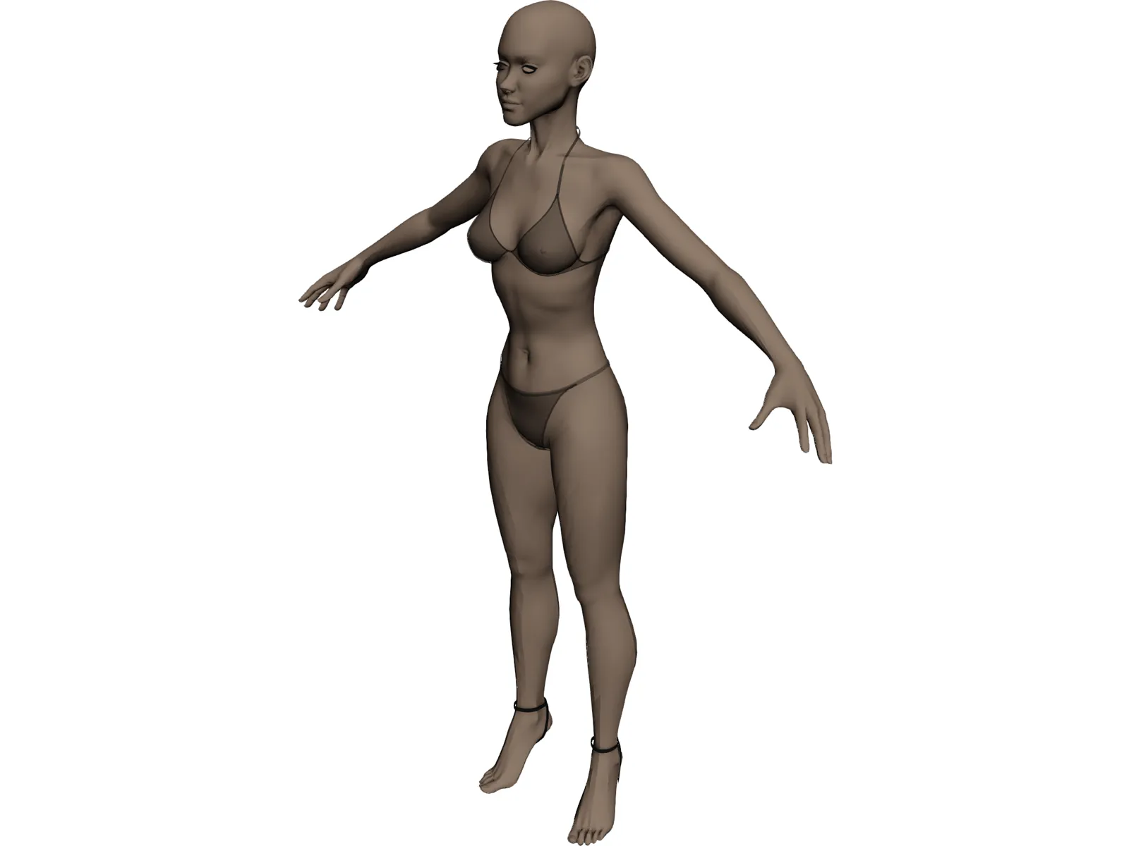 Alicia 3D Model main preview