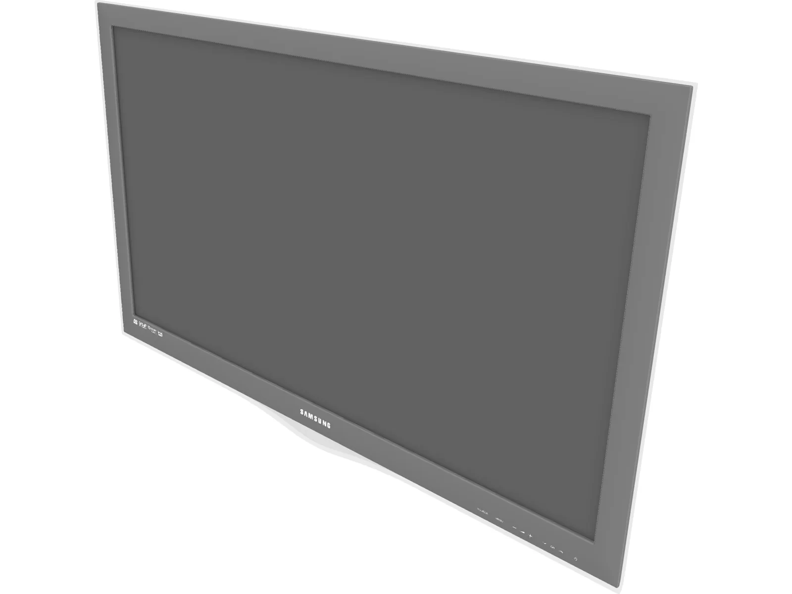 TV Samsung LCD 3D Model main preview