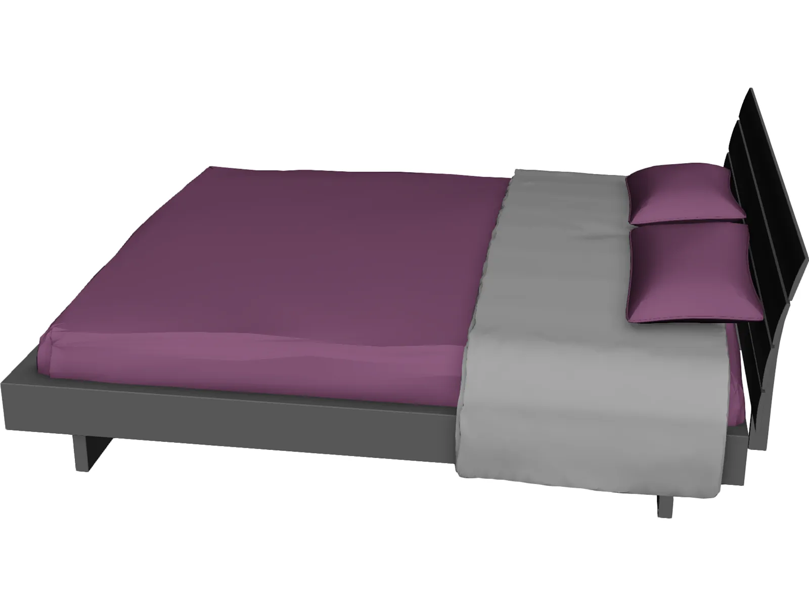 Bed 3D Model main preview