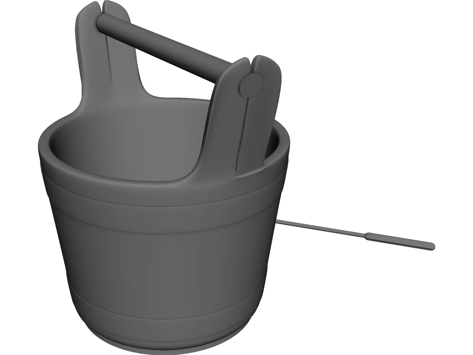 Sauna Accessories 3D Model main preview