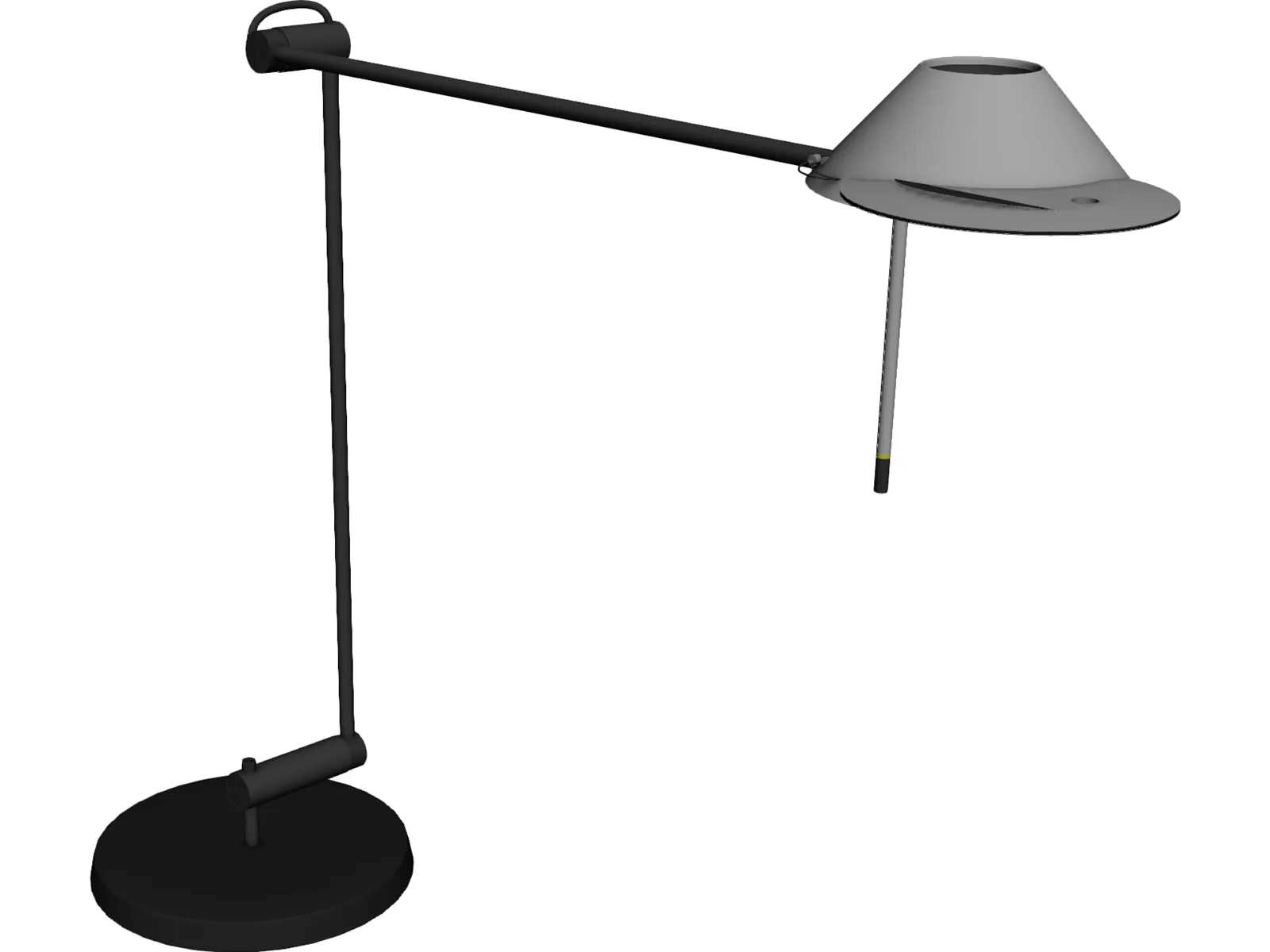 LED Table Lamp 3D Model main preview