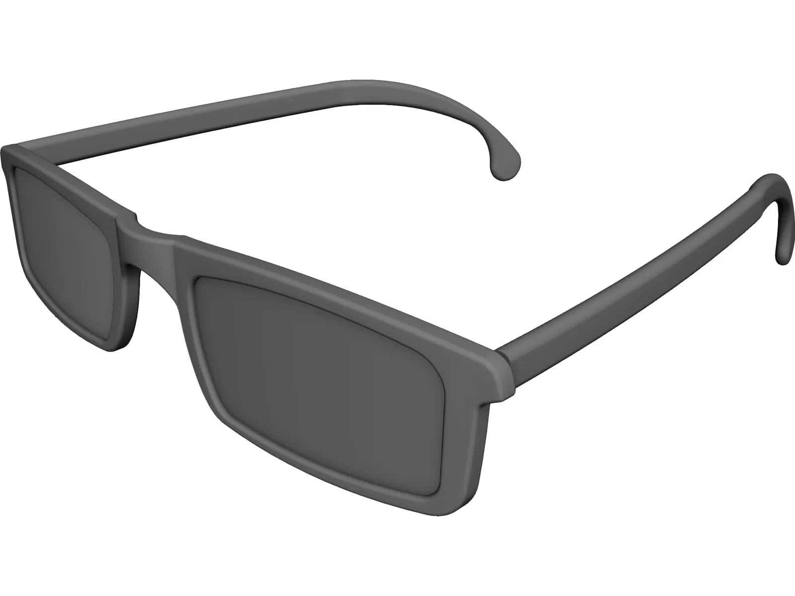 Reading Glasses 3D Model main preview