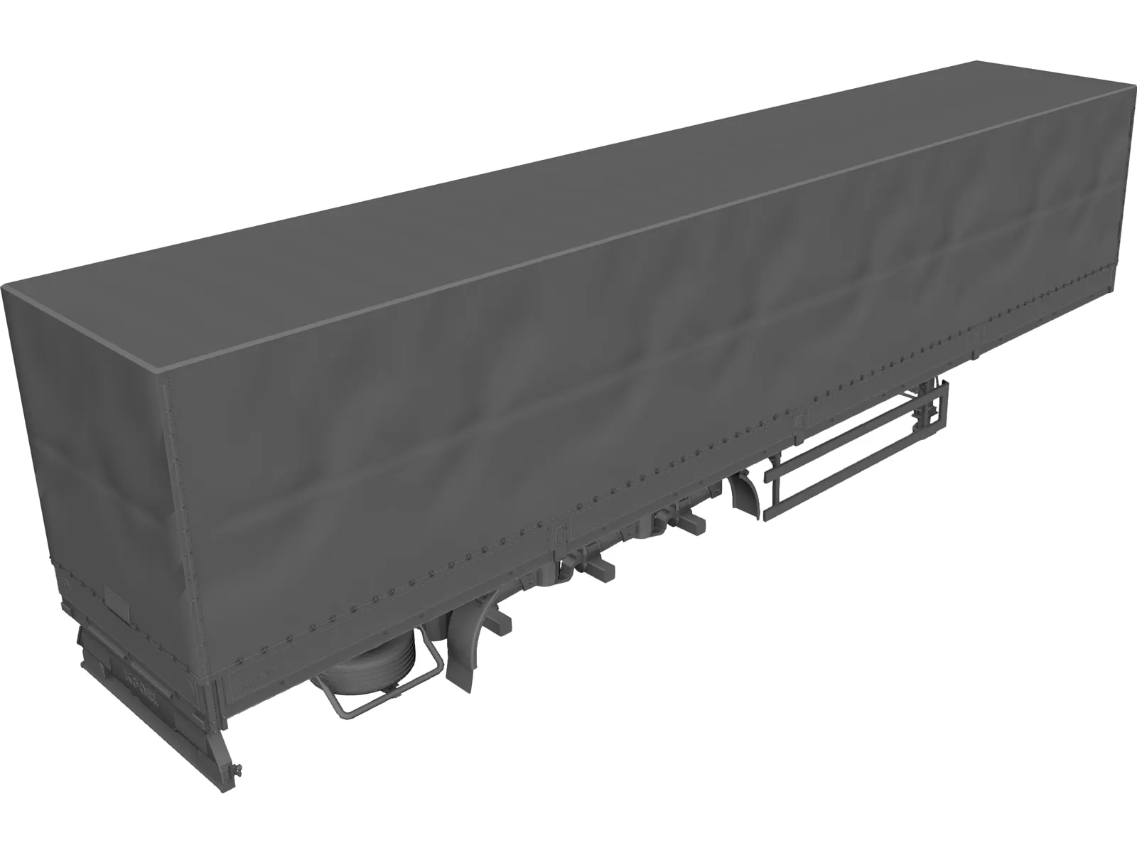 Kogel Trailer 3D Model main preview