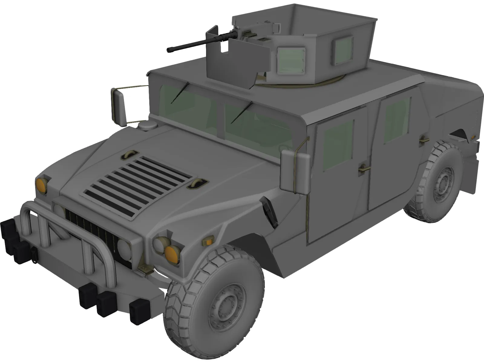 Hummer 3D Model main preview